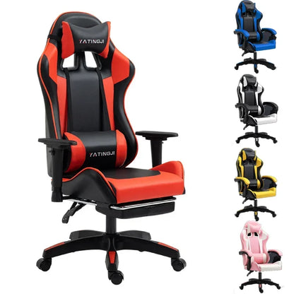 Gaming Chair Office Chair Ergonomic Computer Office Computer Desk Chair Comfortable Adjustable Lift Swivel Anchor Racing Chair