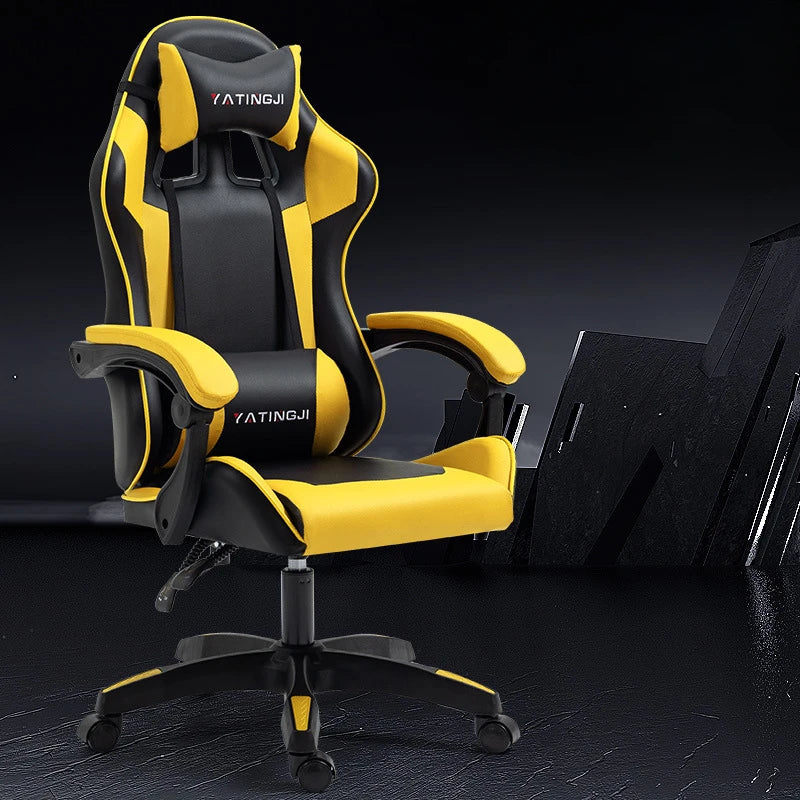 Gaming Chair Office Chair Ergonomic Computer Office Computer Desk Chair Comfortable Adjustable Lift Swivel Anchor Racing Chair