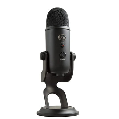 Blue Yeti USB Condenser Microphone – Noise Cancelling, 4 Pickup Patterns, Professional Recording Mic