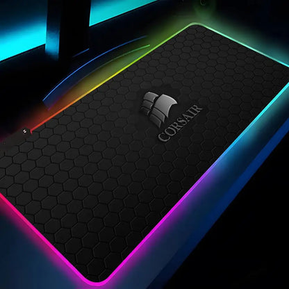 Corsair Mouse Pad XXL RGB Gaming Mouse Pad HD Gamer Accessories Large LED Light MousePads PC Carpet With Backlit