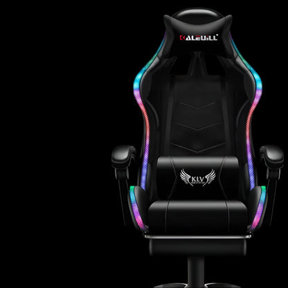 RGB Gaming Chair with Built-in Speakers & LED Lighting