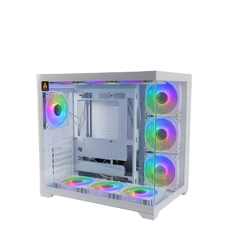 ATX PC Case – Sea View Room Desktop Glass Transparent Full Tower Chassis