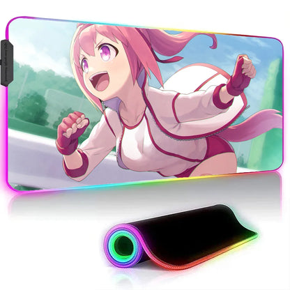 Uma Musume Pretty Derby XXL RGB Gaming Mouse Pad - Large LED Gamer Mat