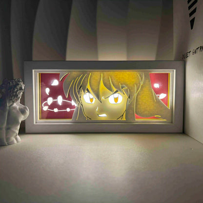 One Piece  anime series photo frame paper carving light paper-cut light atmosphere night light remote control colorful light box