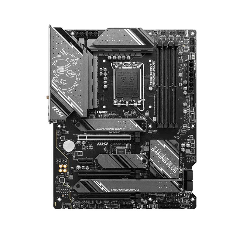 MSI Z790 GAMING PLUS WIFI Motherboard – LGA 1700, PCIe 5.0, 256GB DDR5, M.2 SATA, HDMI 2.1