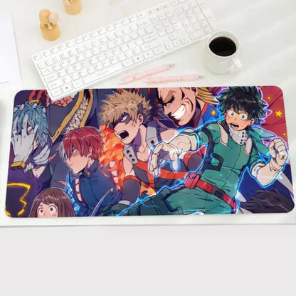 Hero Academia Izuku Midoriya Mouse Pad Large Anime Desk Mat Luxury Desktop Cartoon Gaming Keyboard Office Computer Cushion