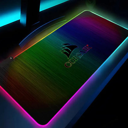 Corsair Mouse Pad XXL RGB Gaming Mouse Pad HD Gamer Accessories Large LED Light MousePads PC Carpet With Backlit