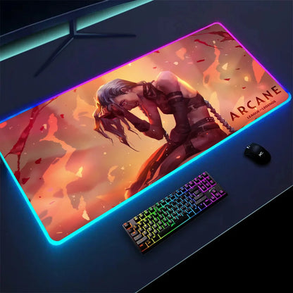 Arcane Jinx XXL RGB LED Gaming Mouse Pad Mat