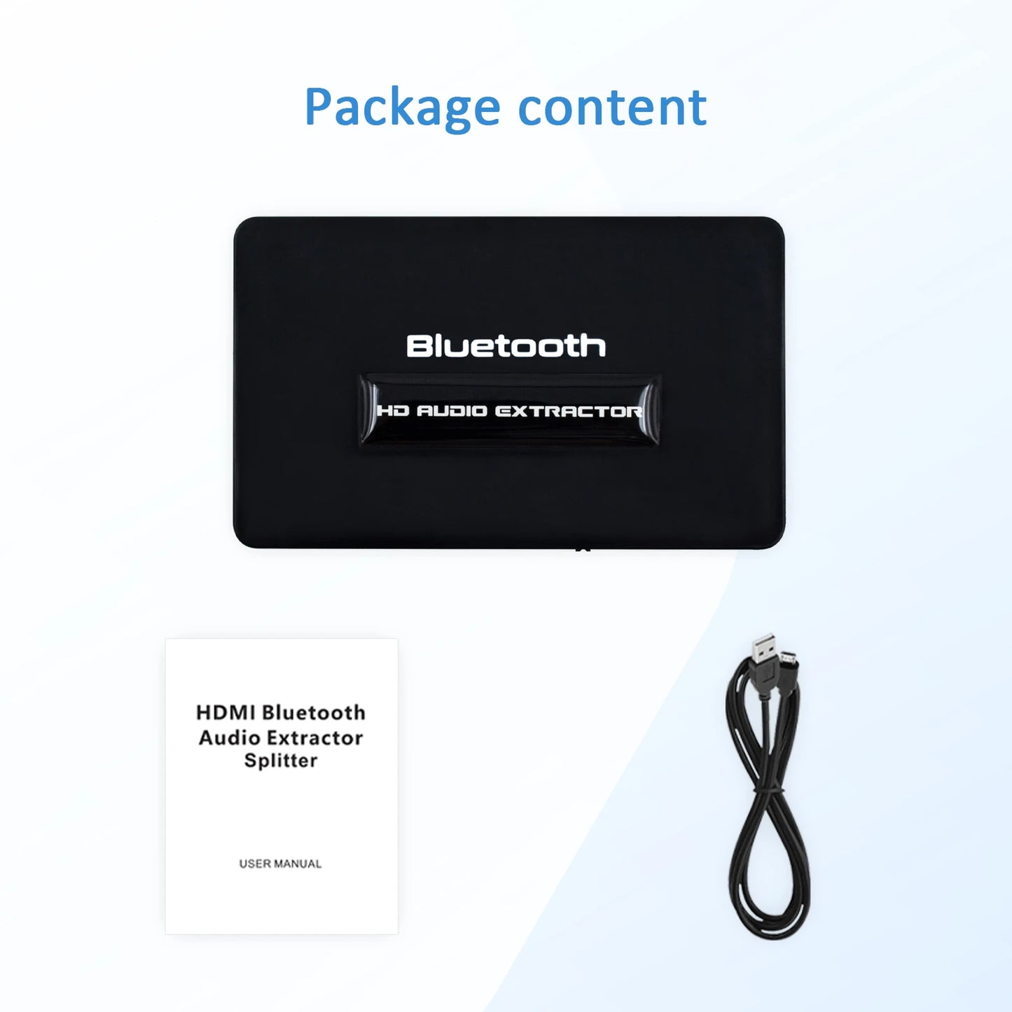 HDMI Bluetooth Audio Extractor & Distributor – 4K Resolution, Bluetooth 5.0