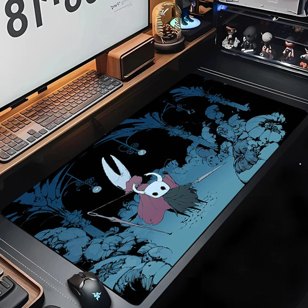 Hollow Knights Desktop Accessories Big Mousepad Xxl Desktop Protector Mat Gaming Gamer Office Anime Mause Pads Pc Large Carpet