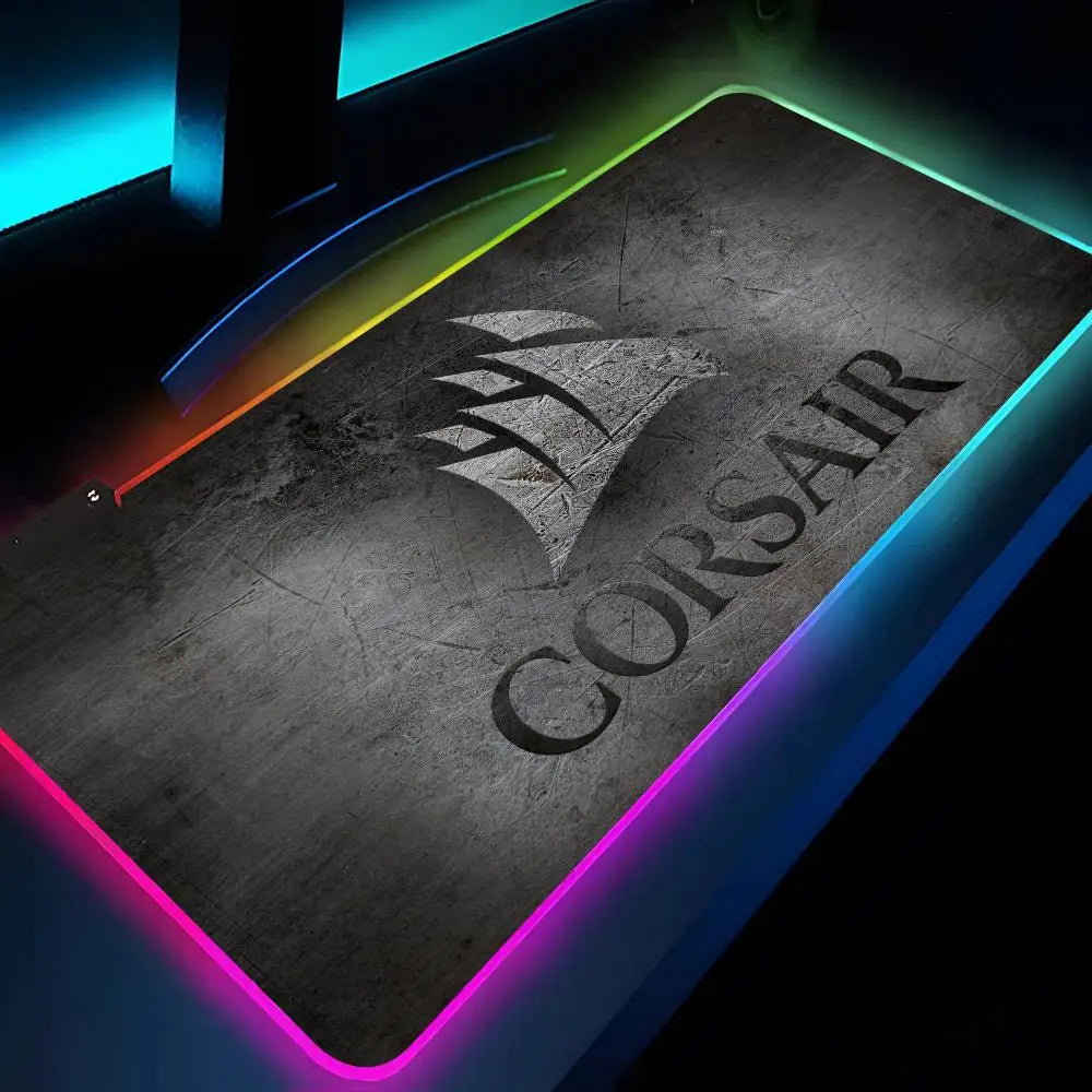 Corsair Mouse Pad XXL RGB Gaming Mouse Pad HD Gamer Accessories Large LED Light MousePads PC Carpet With Backlit