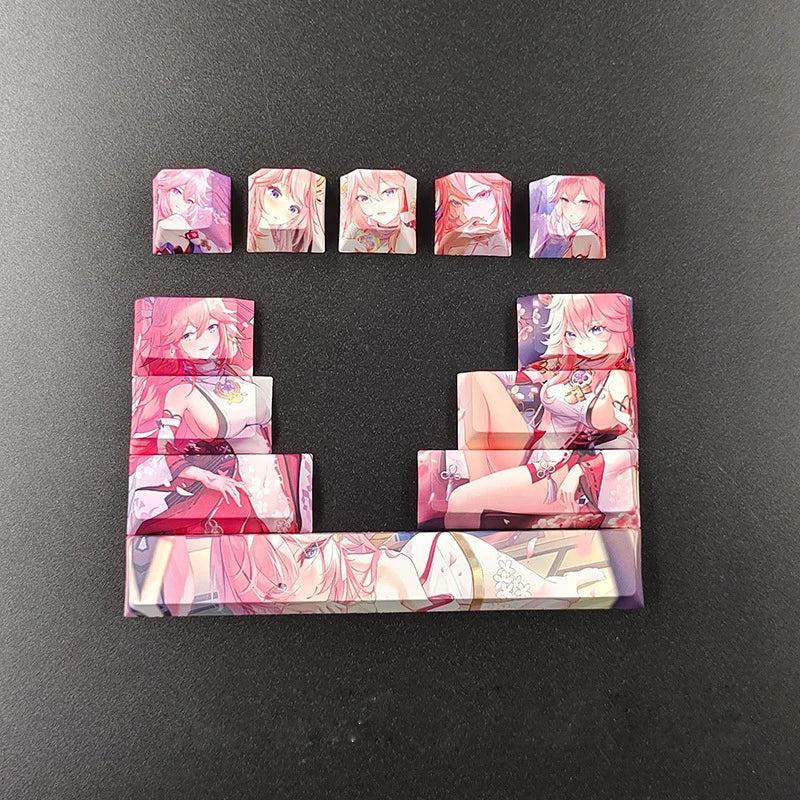 Anime 12-Key Dye-Subbed Keycap Set - Cherry Profile