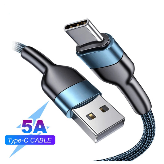 Fast USB-C Charging Cable – High-Speed Data Cord for Samsung, Xiaomi, iPhone, Huawei