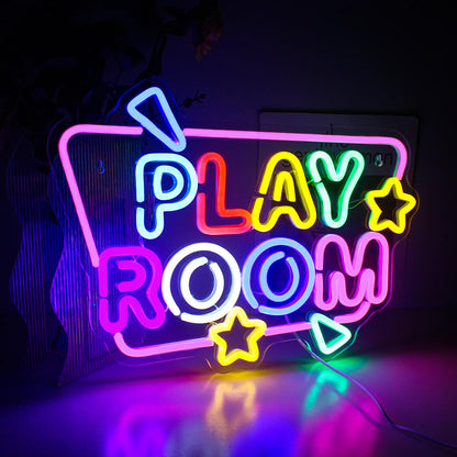 Game Room Neon Sign LED Wall Decor USB Powered  Acrylic For Gaming Lighting Bedroom Bedside Wall Decor Gamer Party Birthday Gift