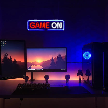 Game Room Neon Sign LED Wall Decor USB Powered  Acrylic For Gaming Lighting Bedroom Bedside Wall Decor Gamer Party Birthday Gift