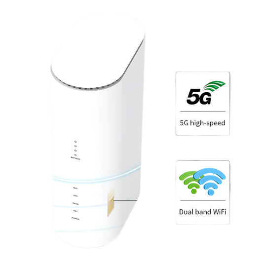 Unlocked 5G Indoor CPE Router with SIM Card Slot – WiFi 6 Wireless Modem