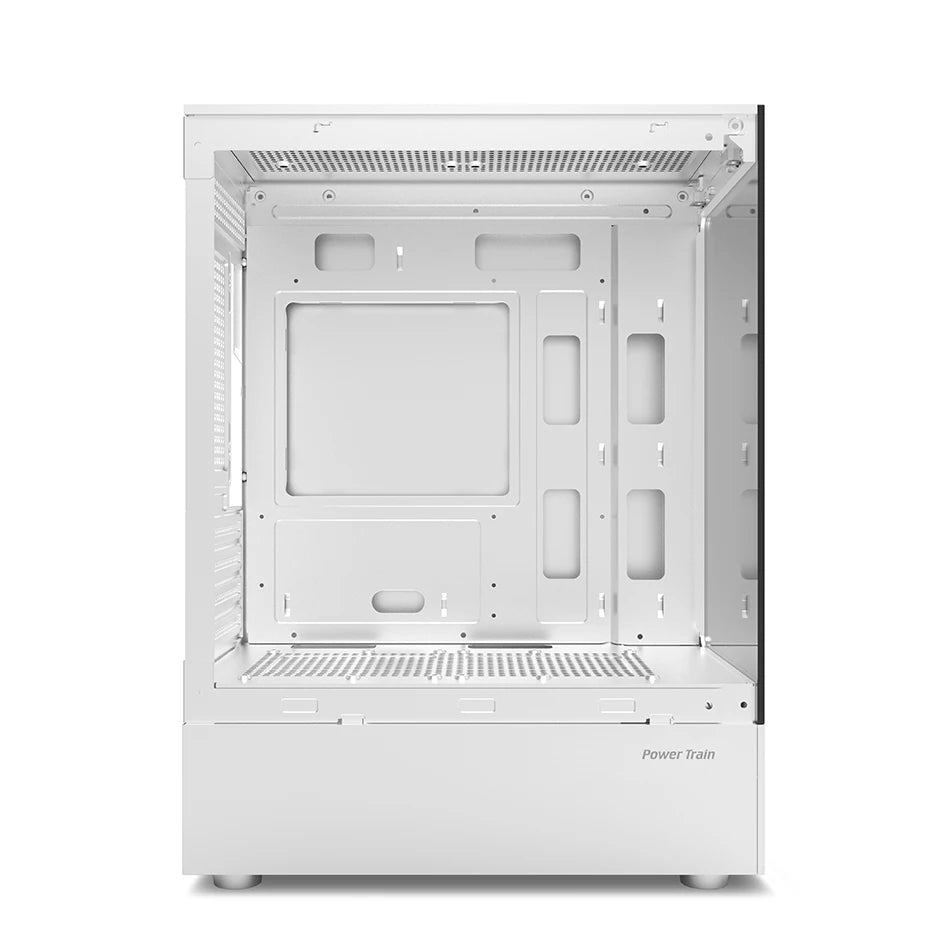 Power Train Illusionary Realm PC Case – M-ATX/ITX, Side Transparent Panel, 240mm Water Cooling Support