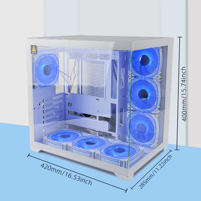 ATX PC Case – Sea View Room Desktop Glass Transparent Full Tower Chassis