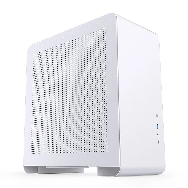 JONSBO U4 Pro MESH ATX Case Black/White All Aluminum Small Desktop Computer Chassis For 240 Water Cooler 280-330mm Graphics Card