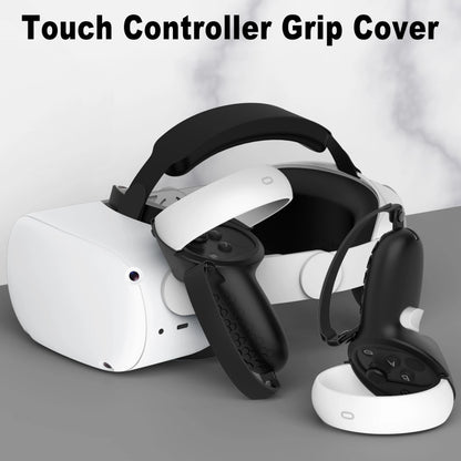 HUNDAI New VR Accessories Protective Cover For Oculus Quest 2 VR Touch Controller Silicone Cover Skin Handle Grip With Knuckle