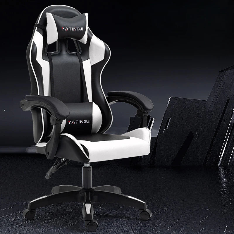 Gaming Chair Office Chair Ergonomic Computer Office Computer Desk Chair Comfortable Adjustable Lift Swivel Anchor Racing Chair