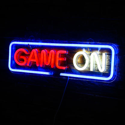 Game Room Neon Sign LED Wall Decor USB Powered  Acrylic For Gaming Lighting Bedroom Bedside Wall Decor Gamer Party Birthday Gift