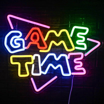 Game Room Neon Sign LED Wall Decor USB Powered  Acrylic For Gaming Lighting Bedroom Bedside Wall Decor Gamer Party Birthday Gift