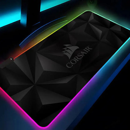 Corsair Mouse Pad XXL RGB Gaming Mouse Pad HD Gamer Accessories Large LED Light MousePads PC Carpet With Backlit