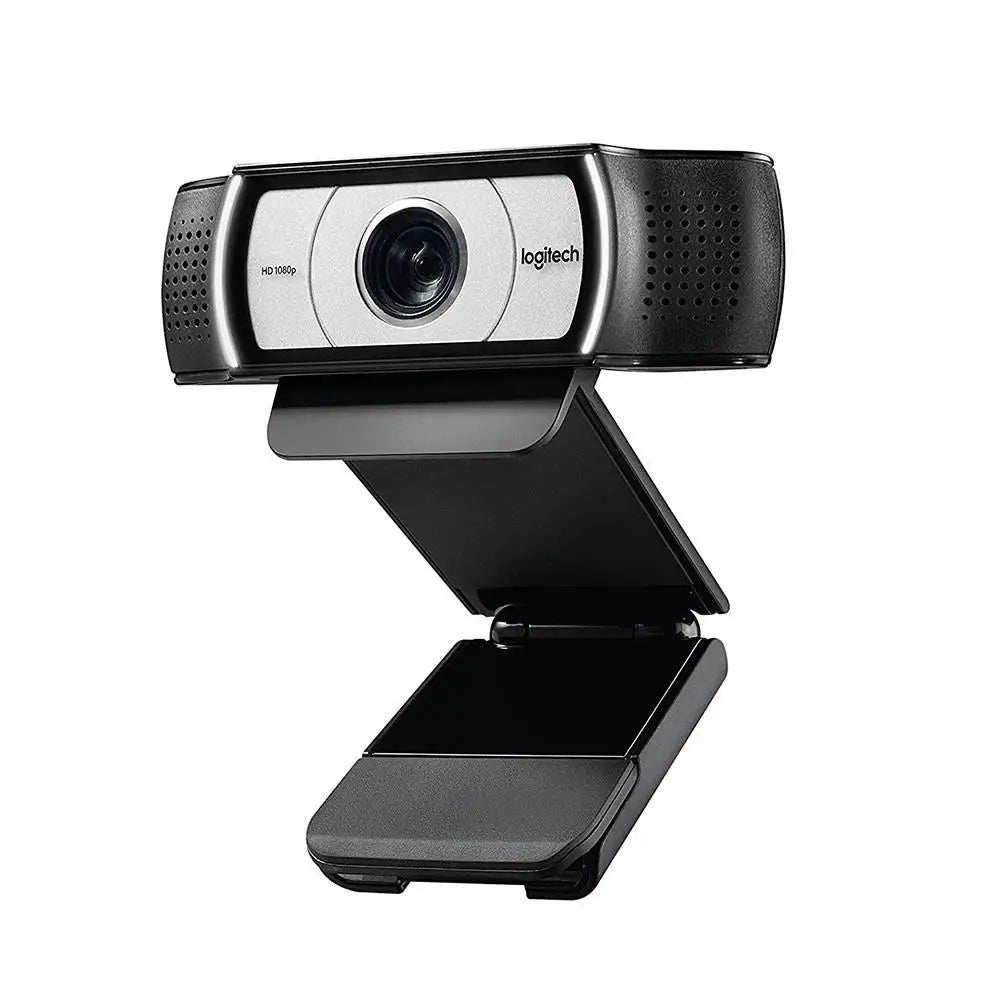 Logitech C930c HD Smart 1080P Webcam with Cover for Computer Zeiss Lens USB Video camera 4 Time Digital Zoom Web cam