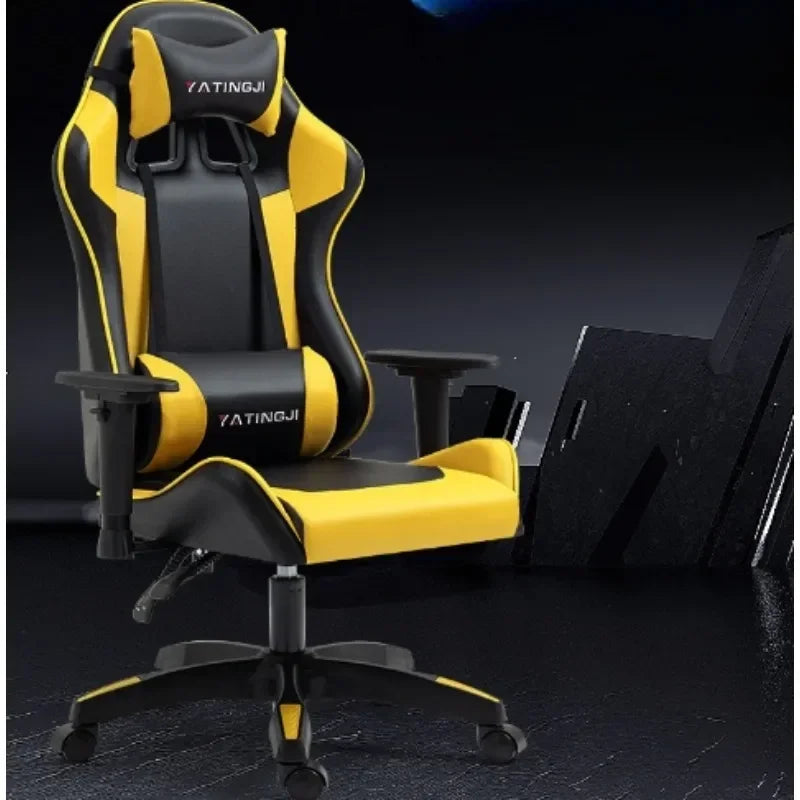 Gaming Chair Office Chair Ergonomic Computer Office Computer Desk Chair Comfortable Adjustable Lift Swivel Anchor Racing Chair