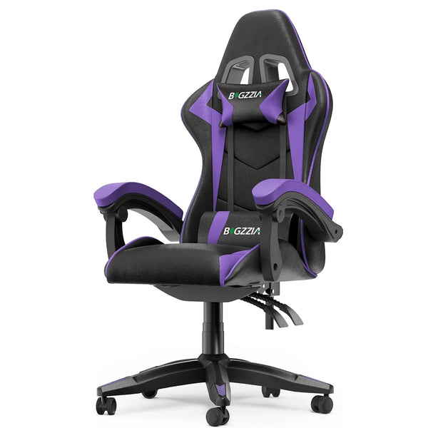 Ergonomic PU Leather Gaming & Office Chair with Headrest and Lumbar Support