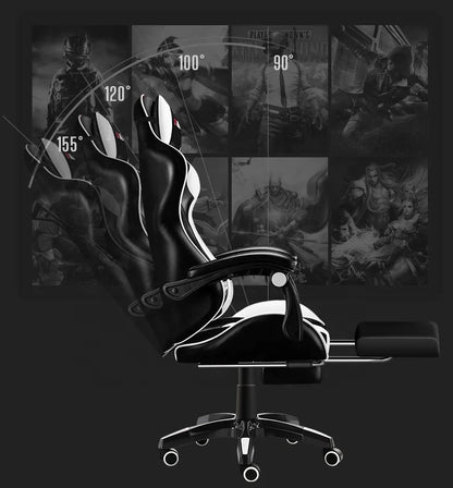 RGB Gaming Chair with Built-in Speakers & LED Lighting