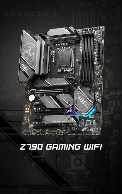 MSI Z790 GAMING PLUS WIFI Motherboard – LGA 1700, PCIe 5.0, 256GB DDR5, M.2 SATA, HDMI 2.1