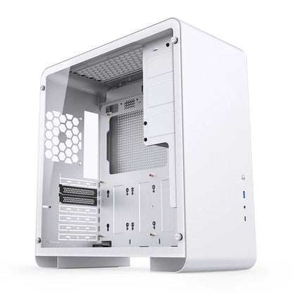 JONSBO U4 Pro MESH ATX Case Black/White All Aluminum Small Desktop Computer Chassis For 240 Water Cooler 280-330mm Graphics Card