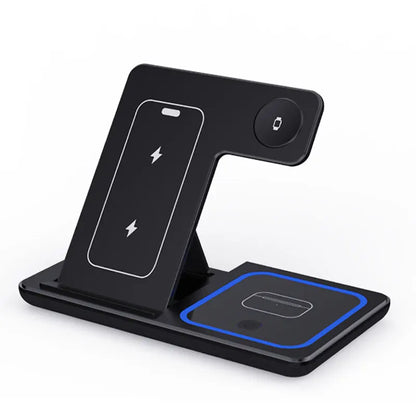 30W 3-in-1 Fast Wireless Charging Station