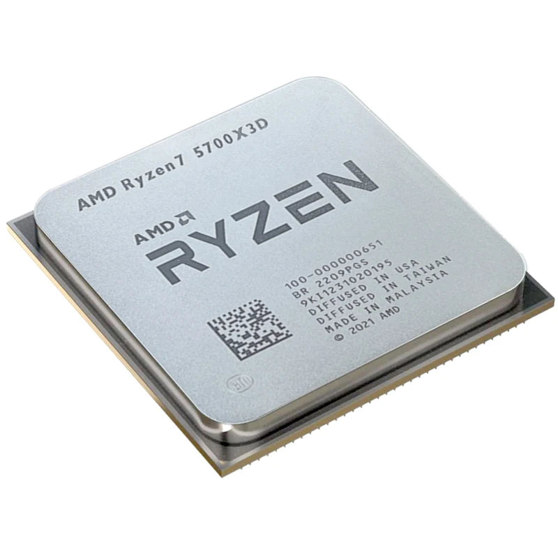 AMD Ryzen 7 5700X3D 8-Core 16-Thread Gaming CPU - AM4 Socket