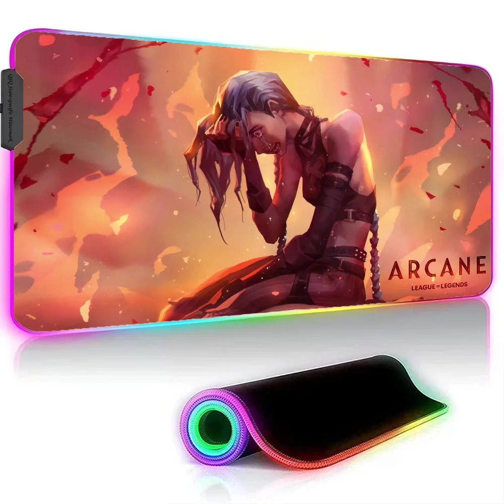 Arcane Jinx XXL RGB LED Gaming Mouse Pad Mat