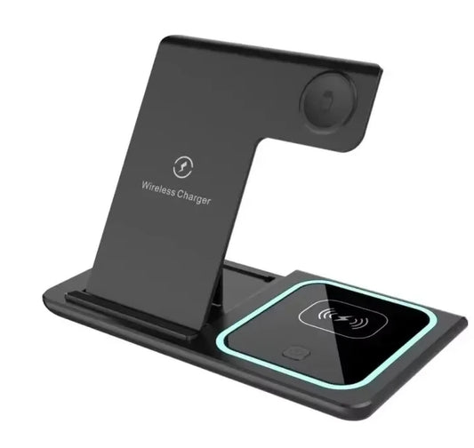 30W 3-in-1 Fast Wireless Charging Station