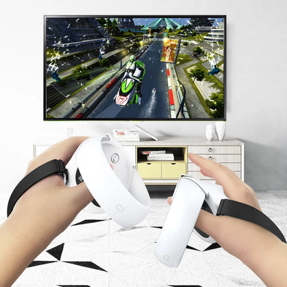 HUNDAI New VR Accessories Protective Cover For Oculus Quest 2 VR Touch Controller Silicone Cover Skin Handle Grip With Knuckle