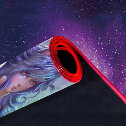 KDA Ahri RGB Gaming Mouse Pad - LED Backlit Mat (300 x 800 x 4mm)