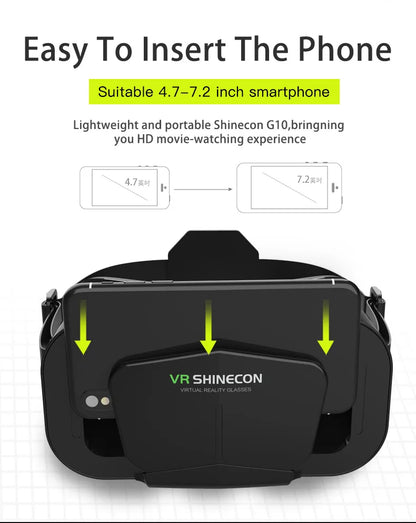 VR Glasses Virtual Reality Headset Viar Devices Helmet 3D Lenses Smart Goggles For Smartphones Phone Mobile Gogle Game Accessory