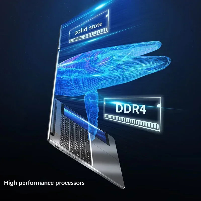 Dual-Screen 15.6"+7" High-Performance Laptop - Touchscreen, 2TB SSD