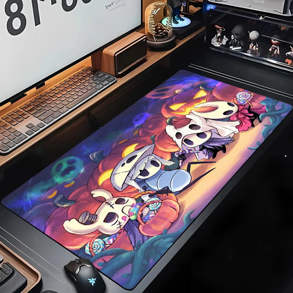 Hollow Knights Desktop Accessories Big Mousepad Xxl Desktop Protector Mat Gaming Gamer Office Anime Mause Pads Pc Large Carpet