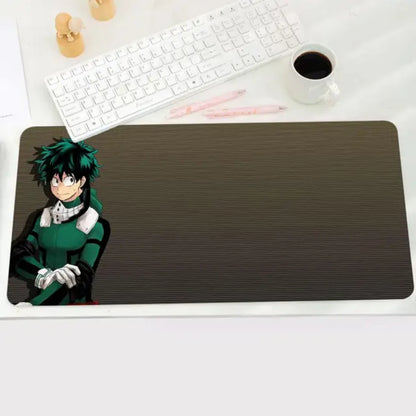 Hero Academia Izuku Midoriya Mouse Pad Large Anime Desk Mat Luxury Desktop Cartoon Gaming Keyboard Office Computer Cushion