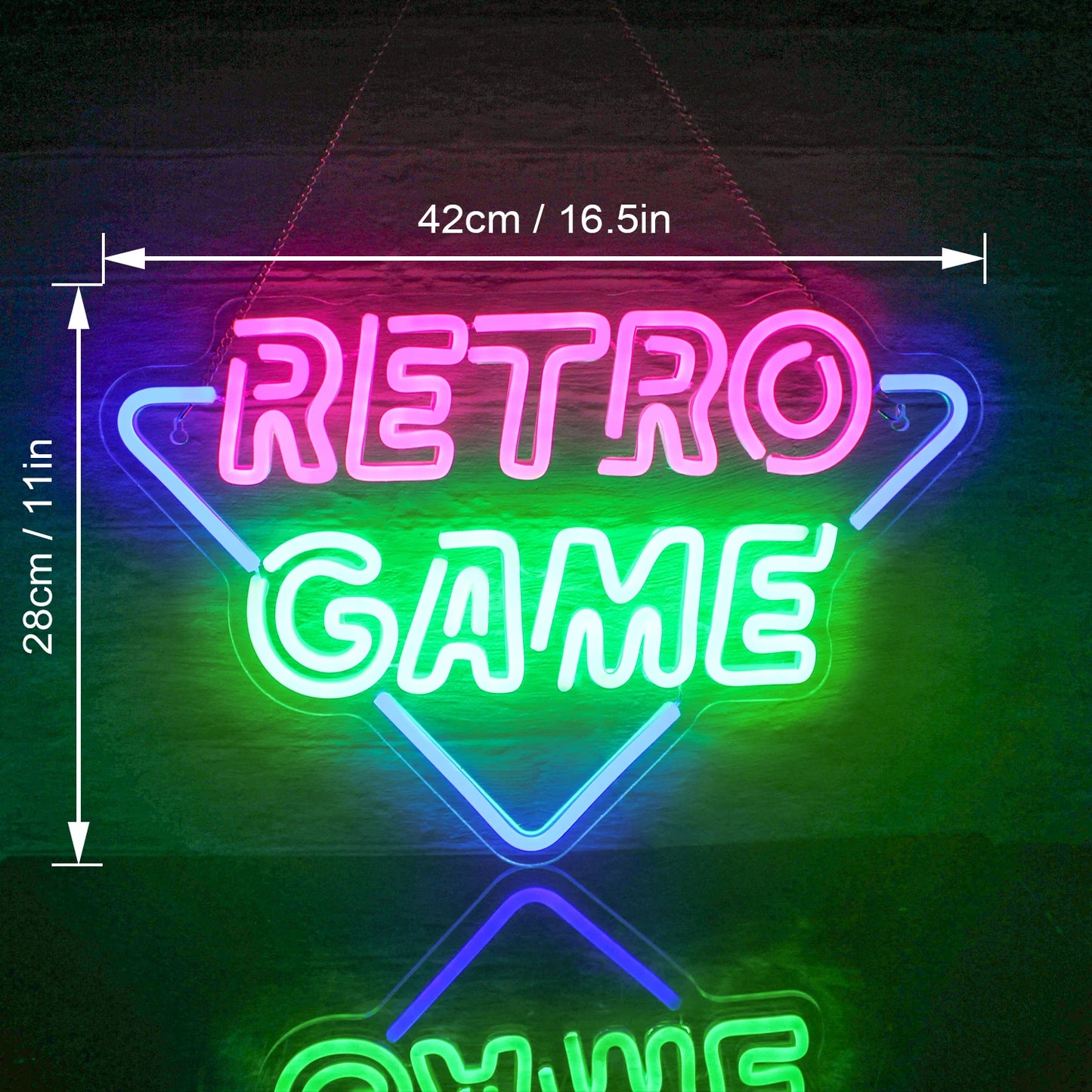 Game Room Neon Sign LED Wall Decor USB Powered  Acrylic For Gaming Lighting Bedroom Bedside Wall Decor Gamer Party Birthday Gift