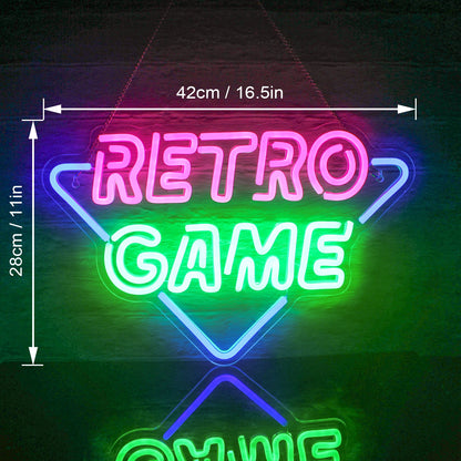 Game Room Neon Sign LED Wall Decor USB Powered  Acrylic For Gaming Lighting Bedroom Bedside Wall Decor Gamer Party Birthday Gift