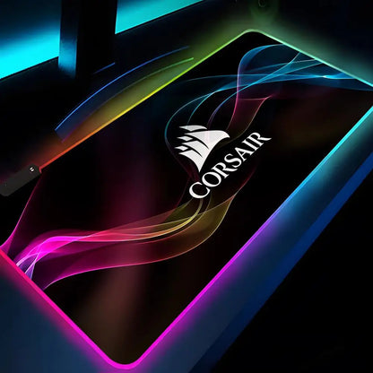 Corsair Mouse Pad XXL RGB Gaming Mouse Pad HD Gamer Accessories Large LED Light MousePads PC Carpet With Backlit