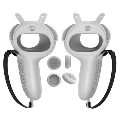 HUNDAI New VR Accessories Protective Cover For Oculus Quest 2 VR Touch Controller Silicone Cover Skin Handle Grip With Knuckle