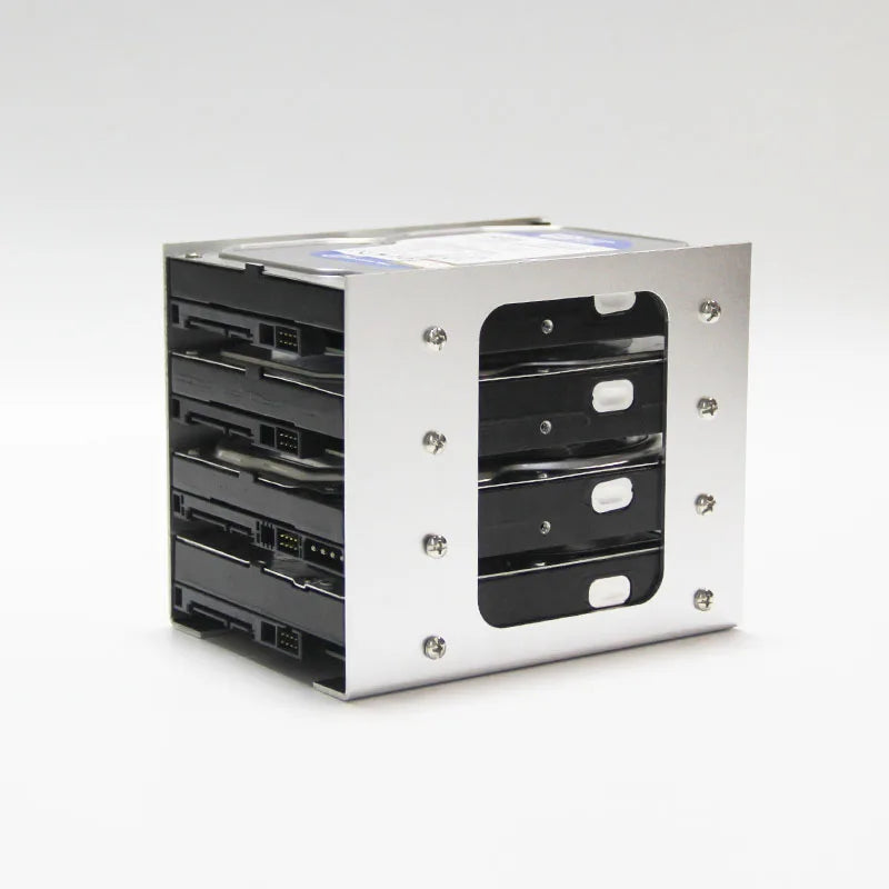 Aluminum Alloy 3.5-inch HDD Expansion Bracket – 2/3/4 Bay Hard Drive Rack