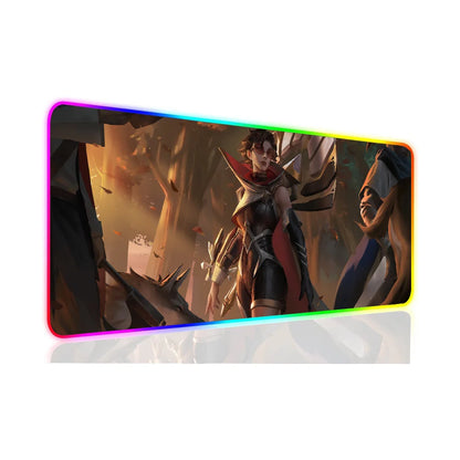 Vayne League of Legends XXL RGB Gaming Mouse Pad - Large LED Gamer Mat